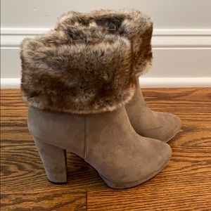 Lauren Conrad Suede Ankle Boots Size 6.5